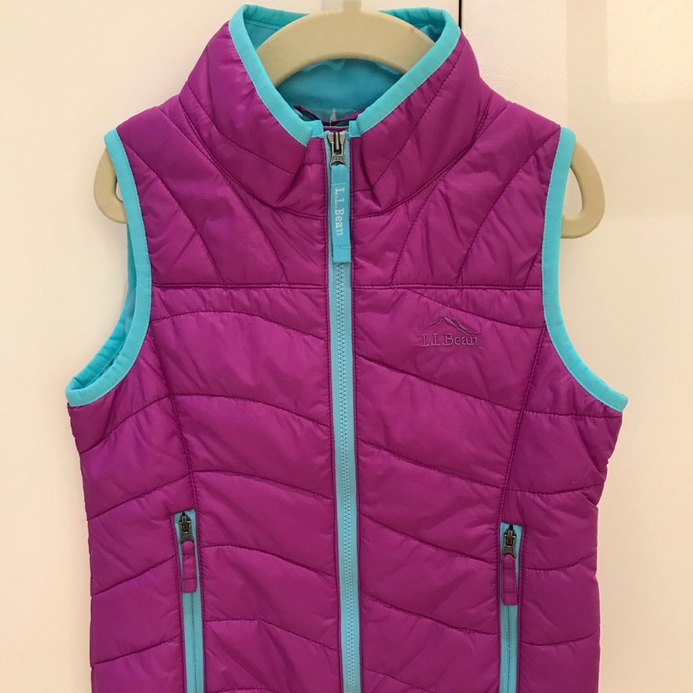 L.L.Bean Girls’ Puff-n-Stuff Vest